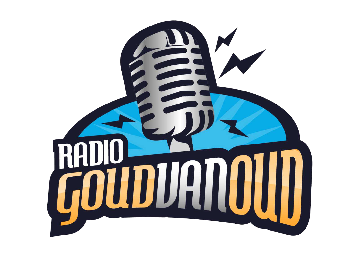 Radio goud van oud logo
